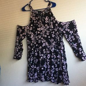 Off shoulder floral dress